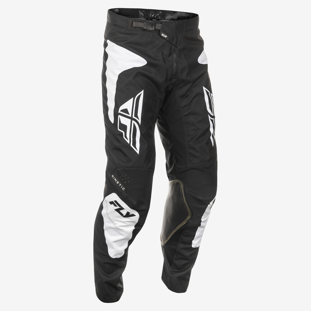 FLY RACING KINETIC SYM PANTS CA/NY BLACK/WHITE SZ 28