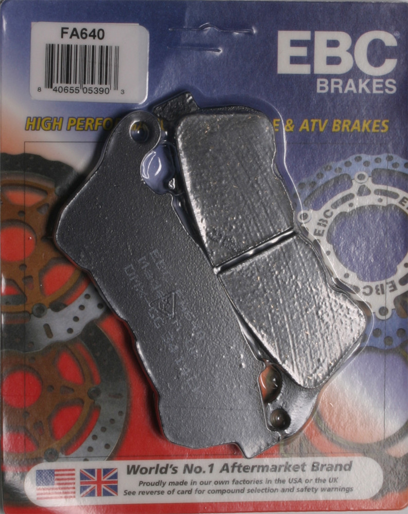 EBC Brakes Organic Front Brake Pads For Harley Sportster 2014-2022