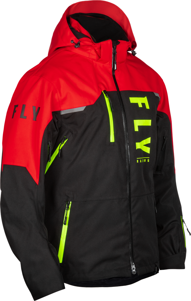 Fly Racing Carbon Jacket (2026) — Black/Red