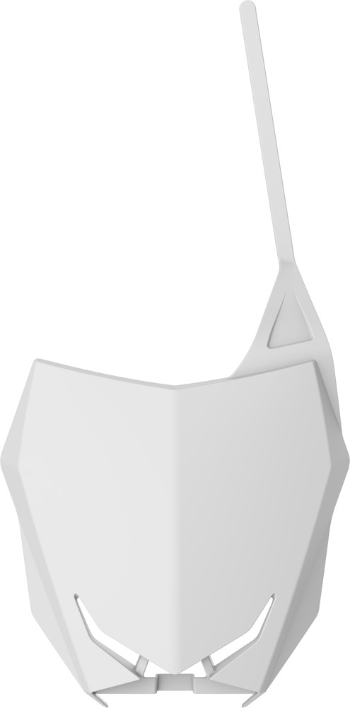 RESTYLE FRONT NUMBER PLATE WHITE