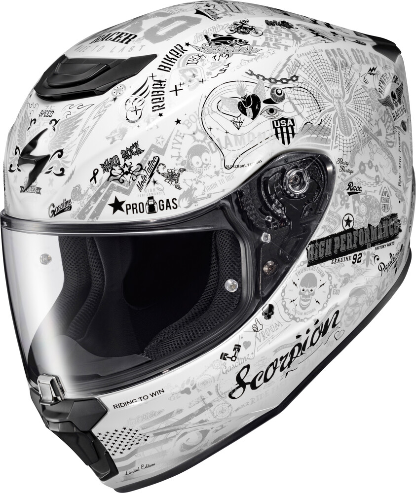 Scorpion EXO 2026 EXO R330 Full Face Helmet — White