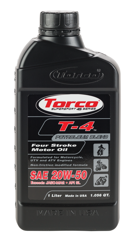 Torco T-4 Motor Oil 4t 20w50 1l