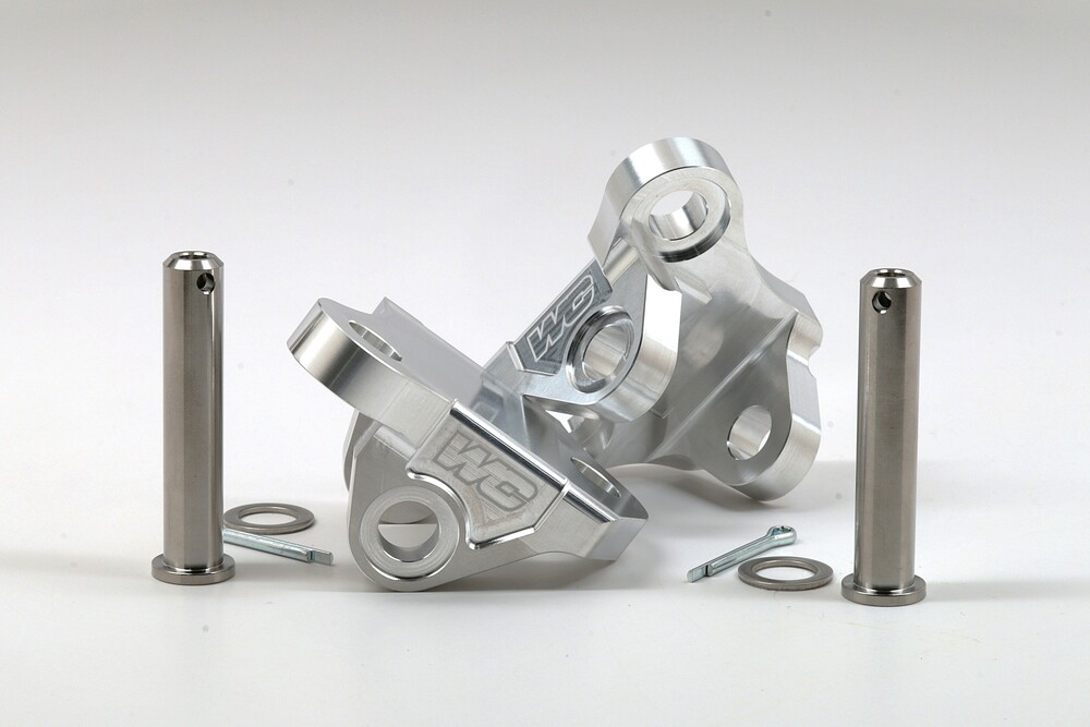 Works Aluminum Foot Peg Mounts Yz 2 Strokes