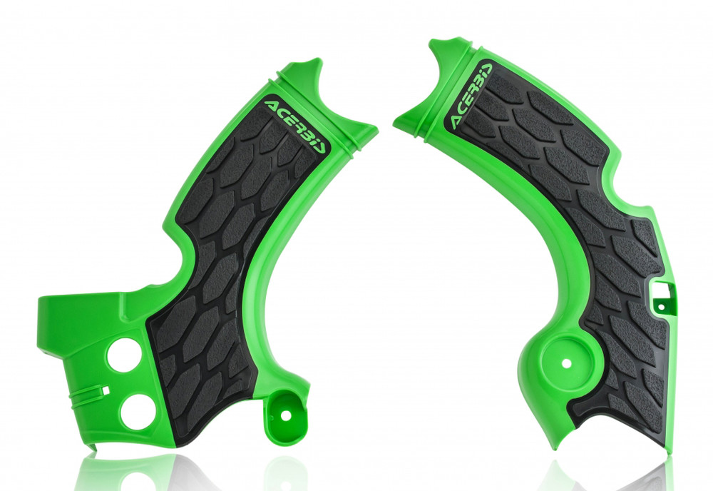 ACERBIS X-GRIP FRAME GUARD GREEN/BLACK
