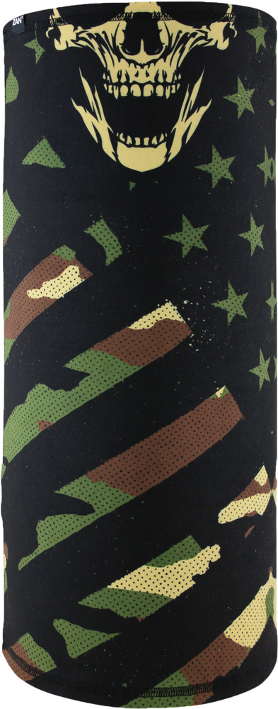 ZAN SPORTFLEX MOTLEY TUBE PATRIOTIC WOODLAND CAMO