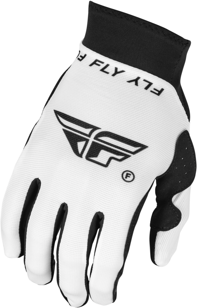 Fly Racing Pro Lite Gloves (2024) — White/Black