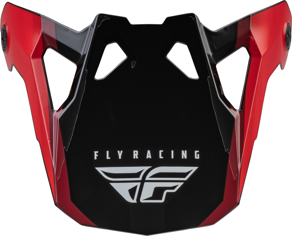 FORMULA CP RUSH HELMET VISOR BLACK/RED/WHITE MD-2X