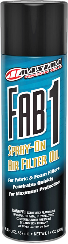 Maxima Racing Oil 61920 Fab1 Air Filter Oil - 13 oz. net wt. - Aerosol