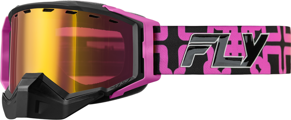 Fly Racing Zone Snow Goggles (2027) — Hi-Vis/Pink/Black