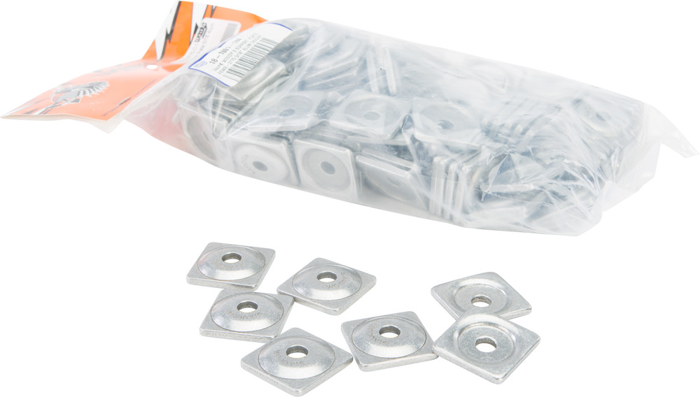 WOODYS DIGGER SUPPORT PLATES SQUARE ALUM. 5/16" 144/PK