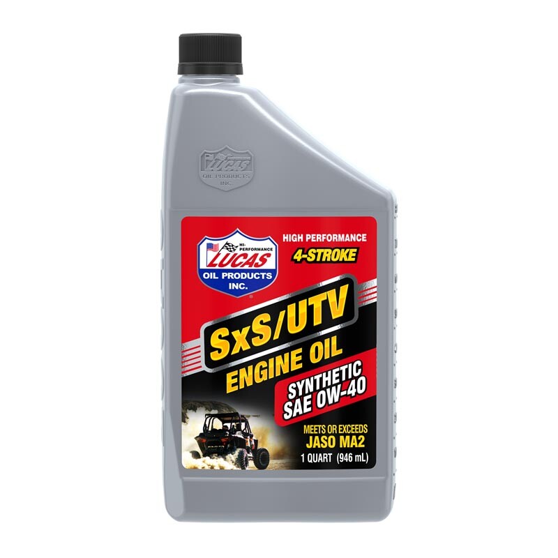 Lucas Sxs Synthetic Oil 0w40 4t 1 Qt (6/Case Sold Ea)