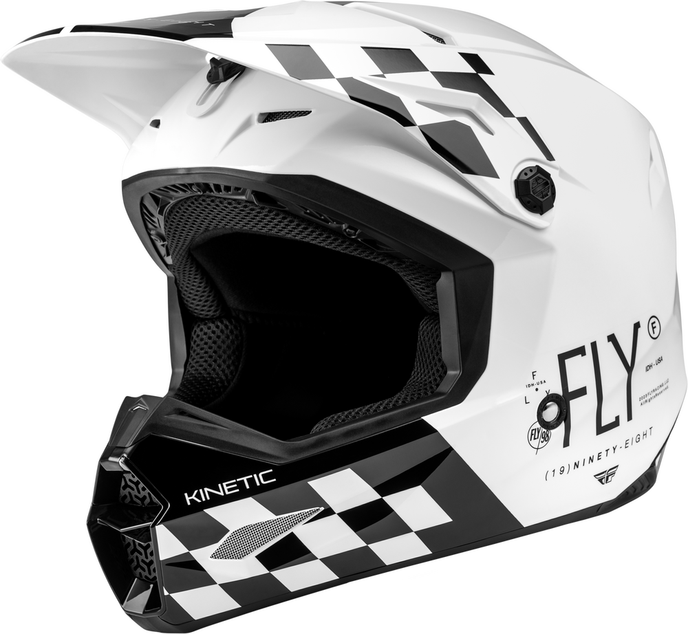 Fly Racing Kinetic Lite Rival Helmet (2026) — Gloss White/Black