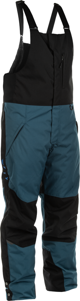 Fly Racing Outpost Float Bib (2027) — Blue/Light Blue/Black