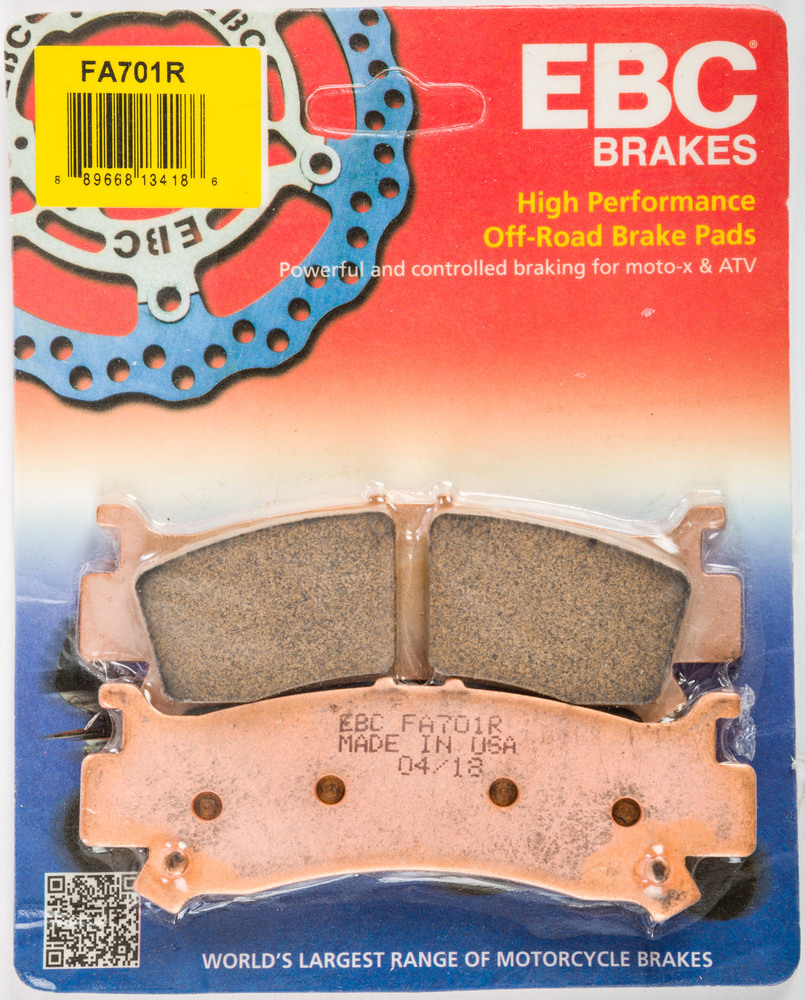 EBC BRAKE PADS FA701R SINTERED R SERIES