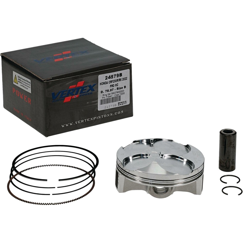 VERTEX PISTON KIT HC FORGED 78.97/STD 14.4:1 HON