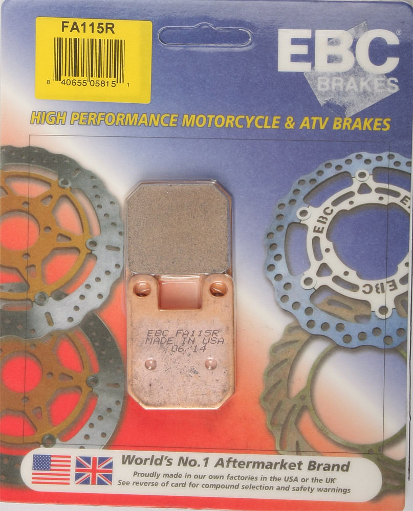 EBC FA115R R Series Sintered Rear Brake Pads