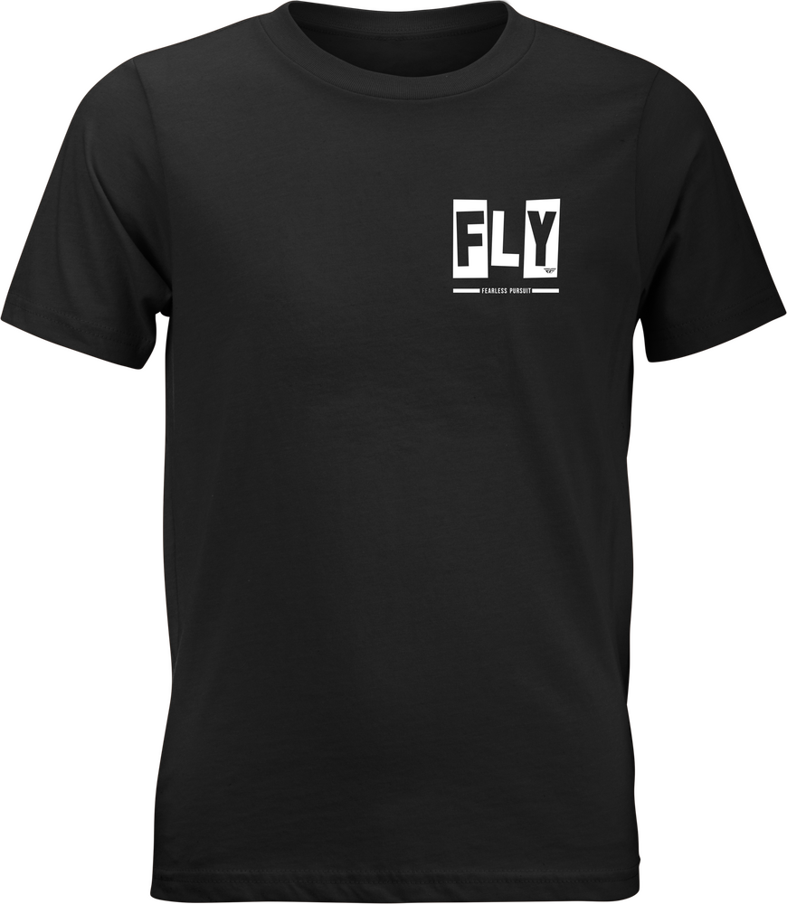 FLY RACING YOUTH FLY PUNK TEE BLACK YL