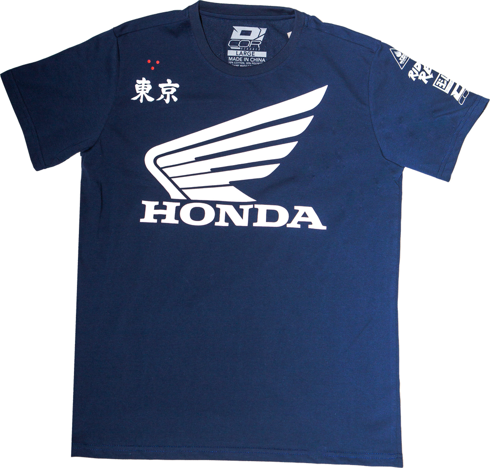 D-Cor Honda Factory T-Shirt — Navy