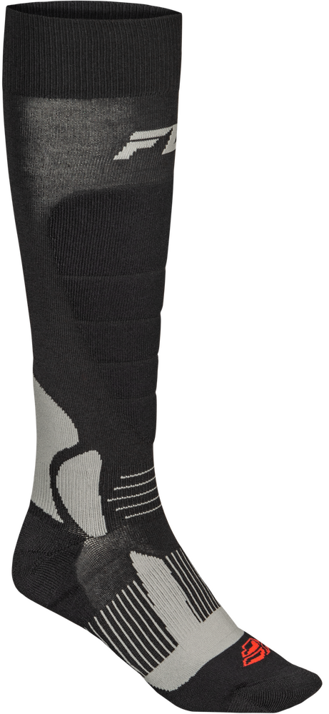 Fly Racing Snow Heavyweight Wool Sock Black LG/XL