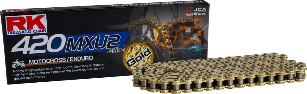 Rk Excel Gb420mxu2 Drive Chain Gold 420 X 130