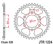 Steel Rear Sprocket