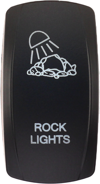 XTC POWER PRODUCTS DASH SWITCH ROCKER FACE ROCK LIGHTS