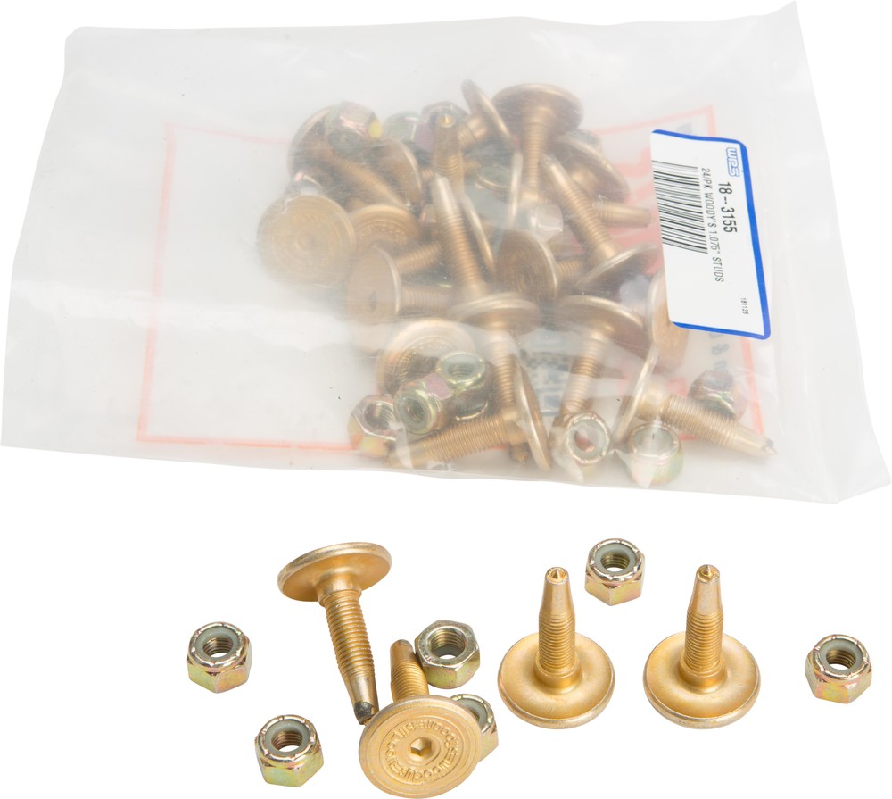 WOODYS GOLD DIGGER CARBIDE TRACTION MASTER STUD 1.075" 24/PK