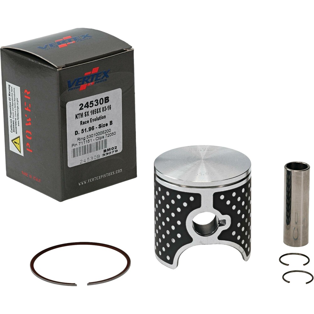 VERTEX PISTON KIT CAST RACE EVOLUTION 51.96/STROKER KTM