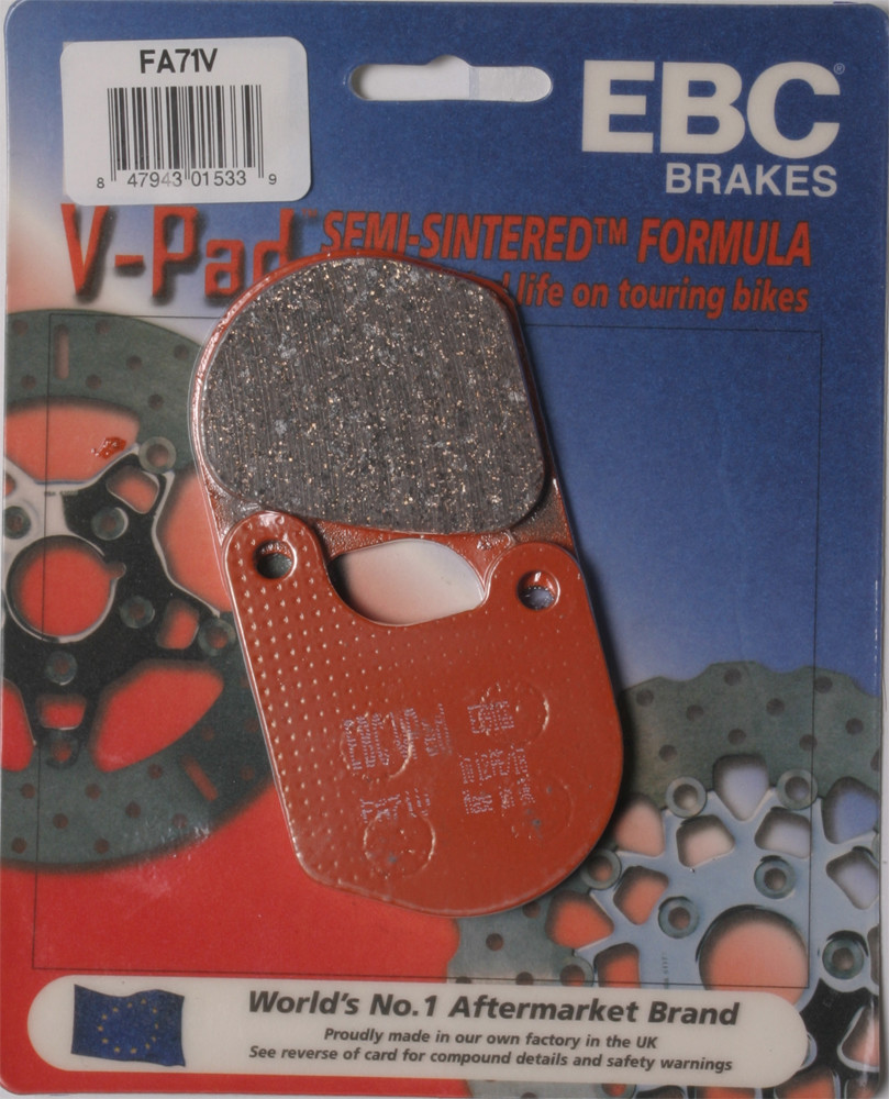 EBC FA71V Semi Sintered Front Brake Pads For Harley FX 1978-1983