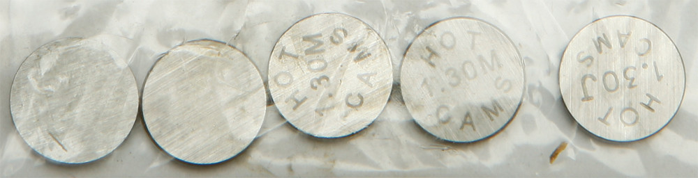 Replacement Valve Shims