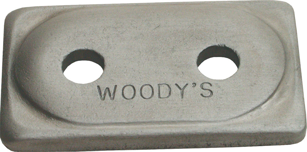 WOODYS DIGGER SUPPORT PLATES DOUBLE ALUM. 5/16" 48/PK