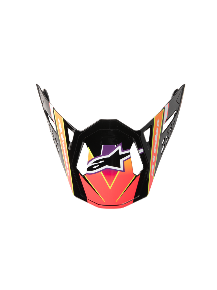 Alpinestars S-M10 Visor Era — Pink/Violet/Yellow Fluo