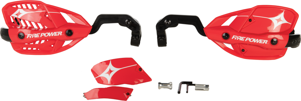 FIRE POWER 1 1/8" CLOSED HANDGUARD RED