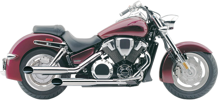 Cobra Blvd Slashcut Slip On Chrome Hon Vtx1800r/S/N/F/T 02-08