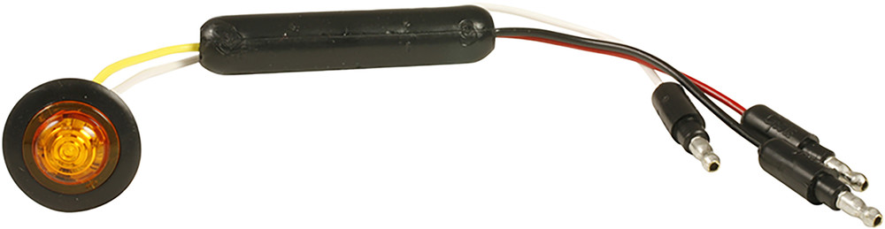 GROTE MICRONOVA RND LED AMBER W/GROMMET SLIM