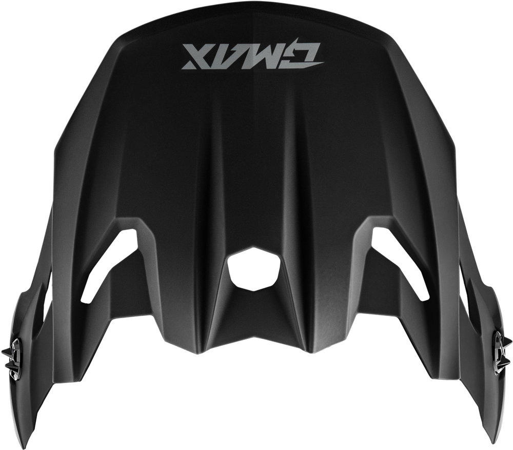 Gmax MX-96 Solid Visors (2026) — Matte Black