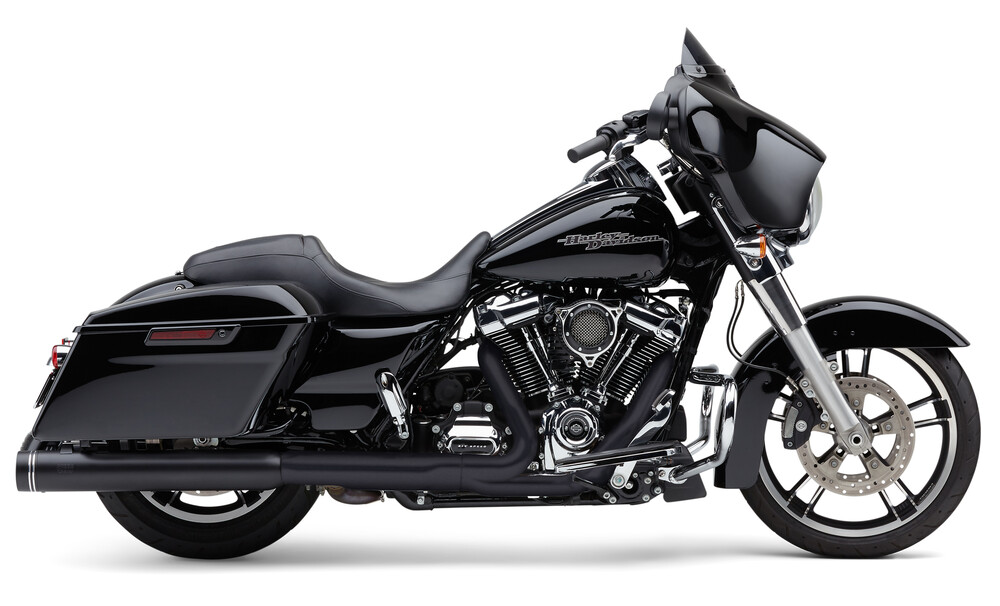 COBRA 4" GROOVE TIP SLIP-ON BLACK FLH/FLT 17-22