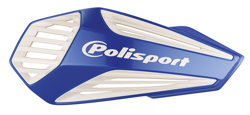 POLISPORT MX AIR HANDGUARDS BLUE/WHITE