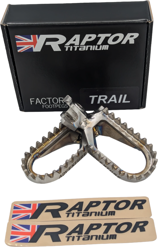 Raptor Titanium Foot Pegs Adv Pr Hon