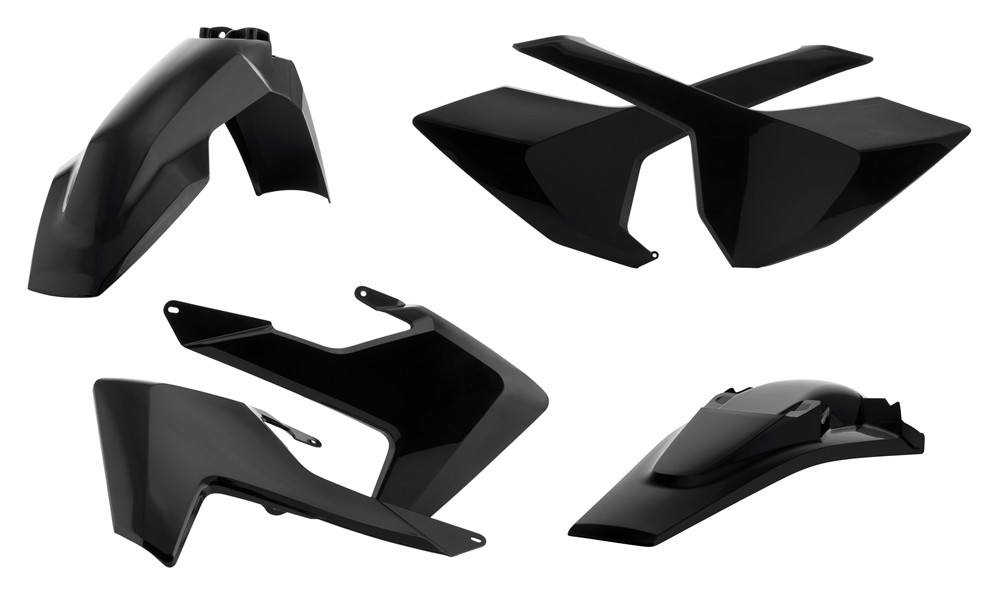 ACERBIS FULL PLASTIC KIT BLACK