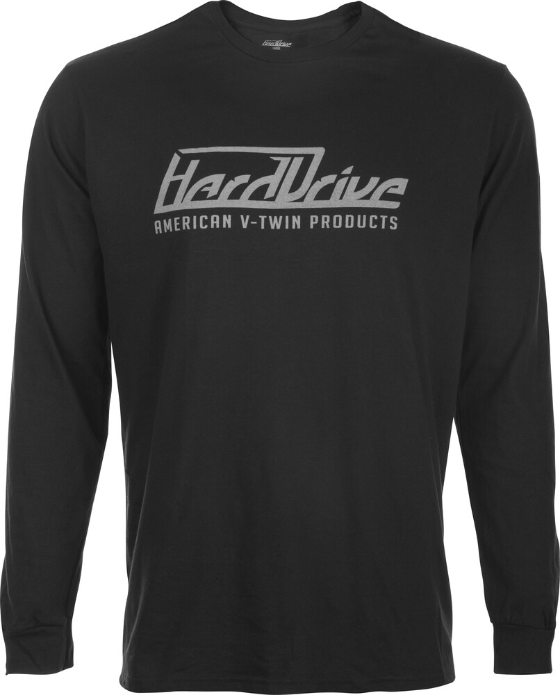 HardDrive Long Sleeve Tee — Black/Grey