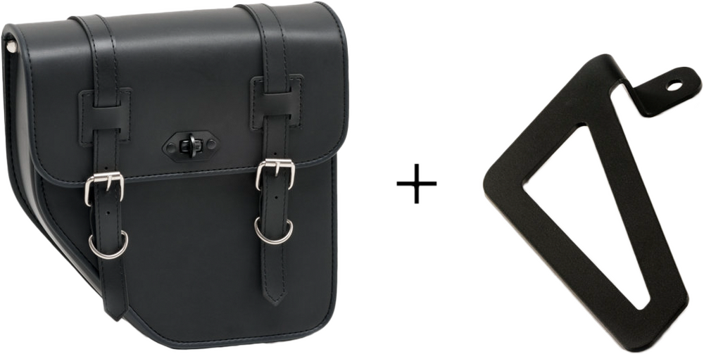 Customacces Ibiza Saddlebag Black Left W/O Base
