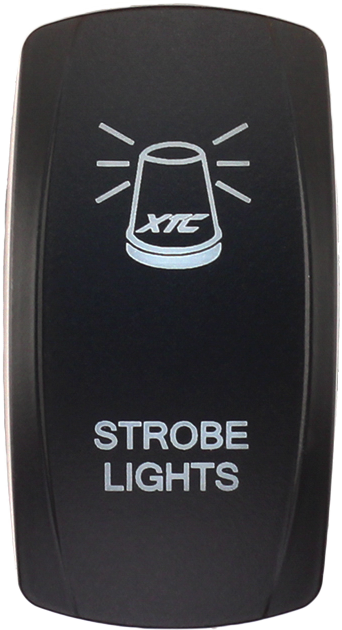 XTC POWER PRODUCTS DASH SWITCH ROCKER FACE STROBE LIGHT