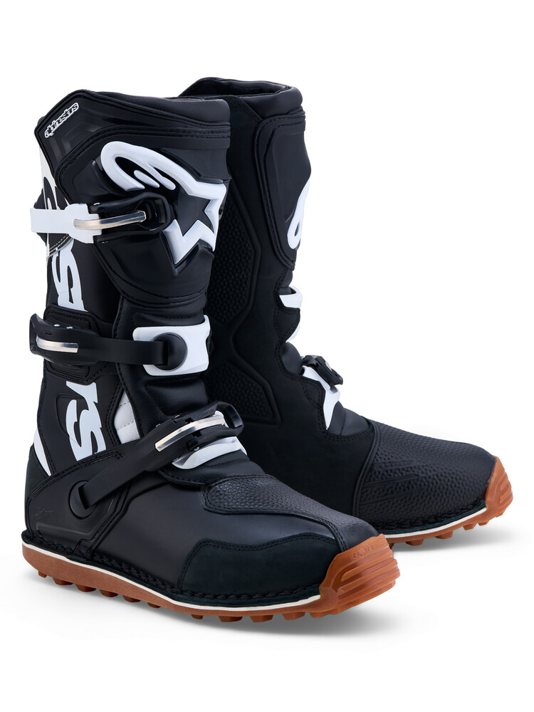 Alpinestars Tech T Boots — BLACK/WHITE/GUM