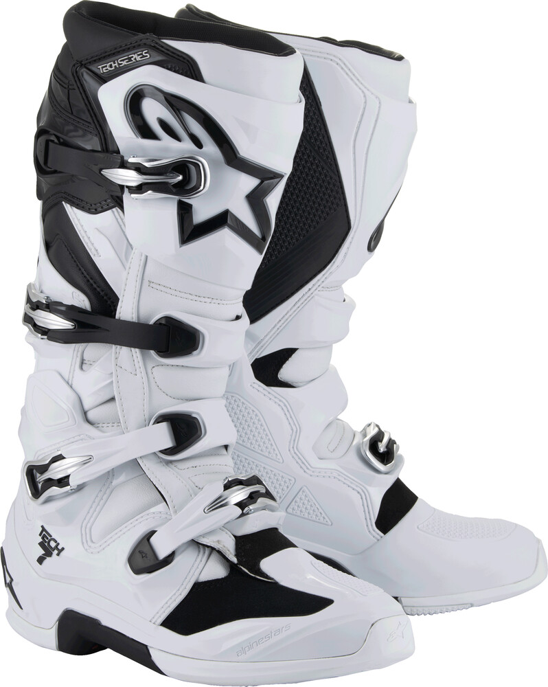 Alpinestars 2025 Tech 7 Boots — White/Black