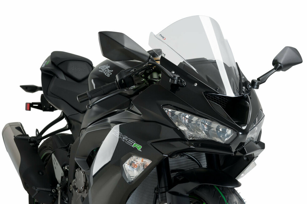 PUIG WINDSCREEN RACING CLEAR KAW