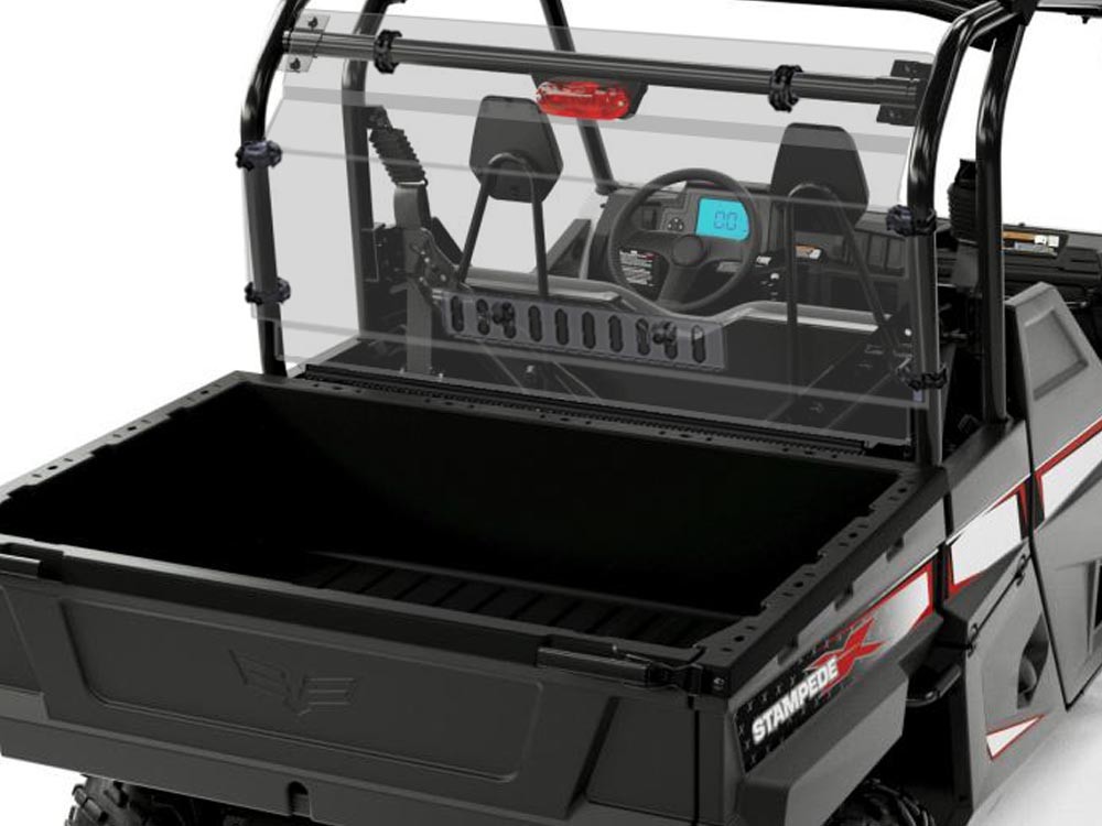 Spike Vented Rear Windshield Arctic Cat Havoc / Stampede 2017-2020