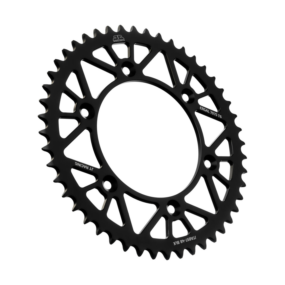 JT REAR RACELITE SPROCKET ALUM 48T-520 BLK HUS/HUSQ/KTM