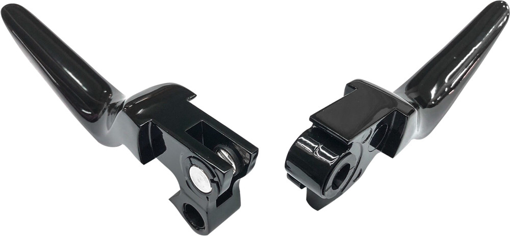 HARDDRIVE LSR LEVER SET BLACK BIG TWIN 96-16 XL 96-03 W/CABLE CLUTCH