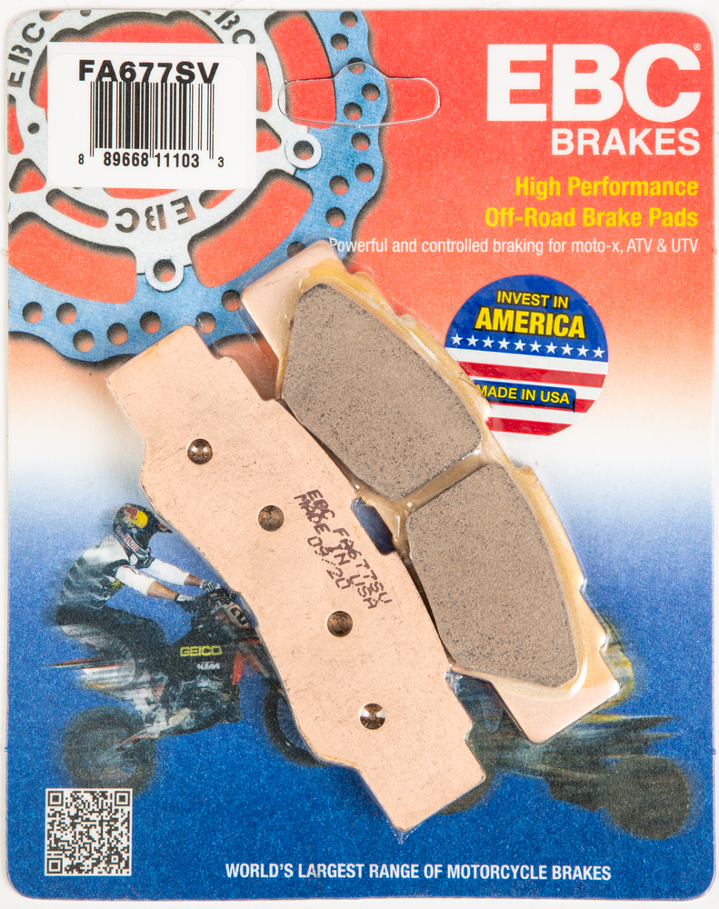 EBC BRAKE PADS FA677SV SEVERE DUTY SV SERIES